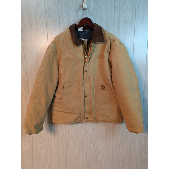 Walls Blizzard Pruf Vintage Distressed Canvas Jacket Brown